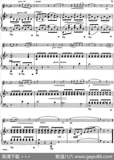 25首小提琴曲合集：Albumblatt.（AlbumLeaf.）（RICHARDJOH.EICHBERG.Op.4）（小提琴+钢琴伴奏）|BENONILAGYE