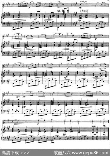 25首小提琴曲合集：Wiegenlied.（CradleSong.）（MAXEICHHORNOp.13，No.1）（小提琴+钢琴伴奏）|BENONILAGYE