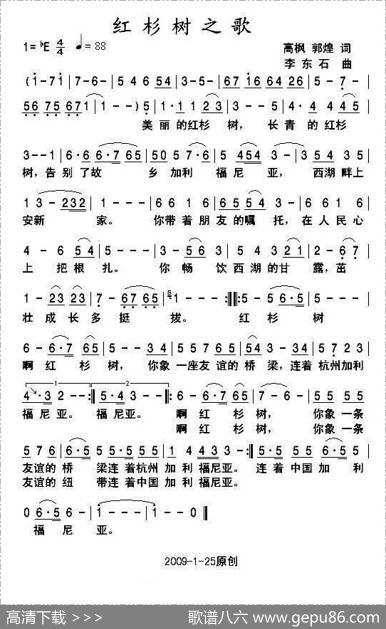 红杉树之歌