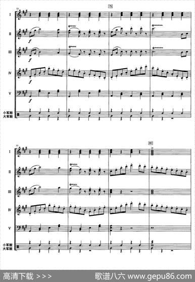 拉德斯基进行曲（器乐合奏、李洲改编版）|【奥】约翰.施特劳斯曲