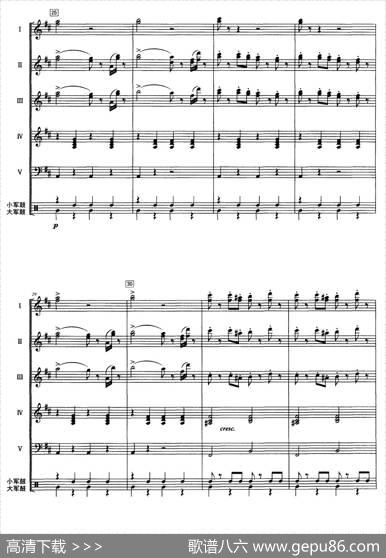 拉德斯基进行曲（器乐合奏、李洲改编版）|【奥】约翰.施特劳斯曲