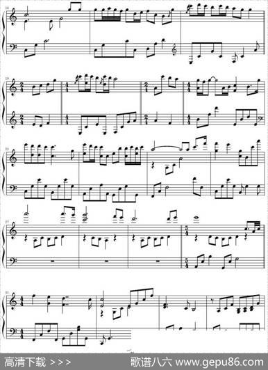 Gabriel|Yiruma作曲菠菜面制谱