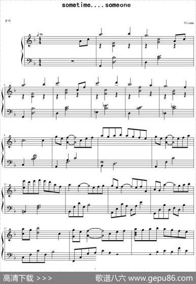 Sometime...Someone|Yiruma