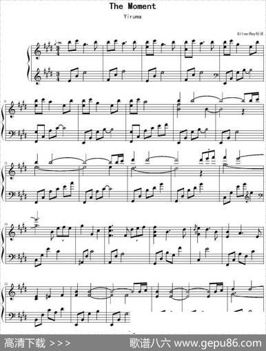 TheMoment（SilverRay制谱版）|Yiruma作曲SilverRay制谱