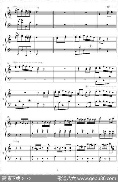 土耳其进行曲（双钢琴）