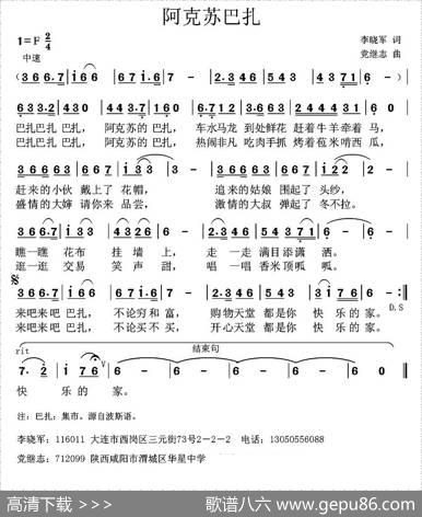 阿克苏巴扎 - 李晓军|党继志