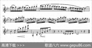 《练习曲》之26（单簧管谱）