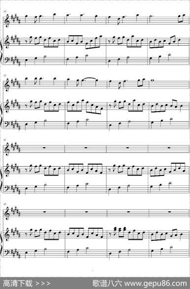 爱的供养（电视剧《宫》主题曲、长笛+钢琴）