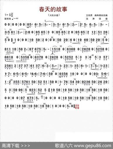 创业的故事（大阮分谱）|朱晓谷改编