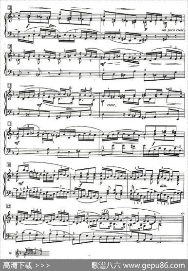 十二首小前奏曲（为初学者而作的练习曲）|巴赫