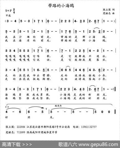 带路的小海鸥 - 张立国|党继志