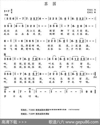 茶园 - 苟海生|党继志