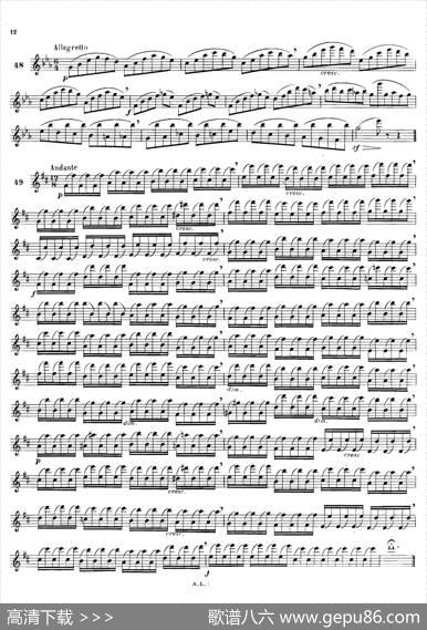 简易练习曲100首|Moyse（莫伊斯）