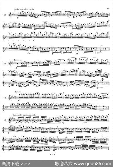 简易练习曲100首|Moyse（莫伊斯）