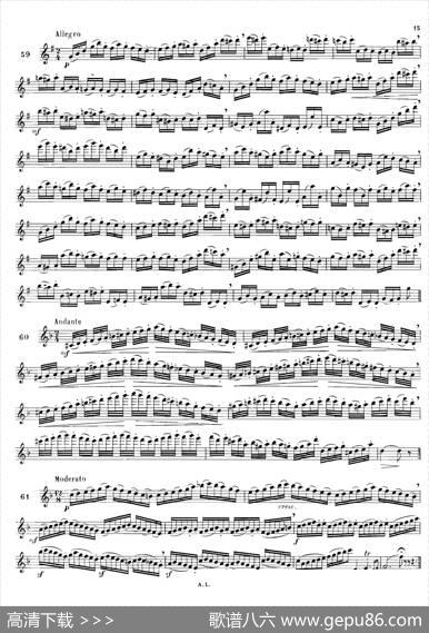 简易练习曲100首|Moyse（莫伊斯）