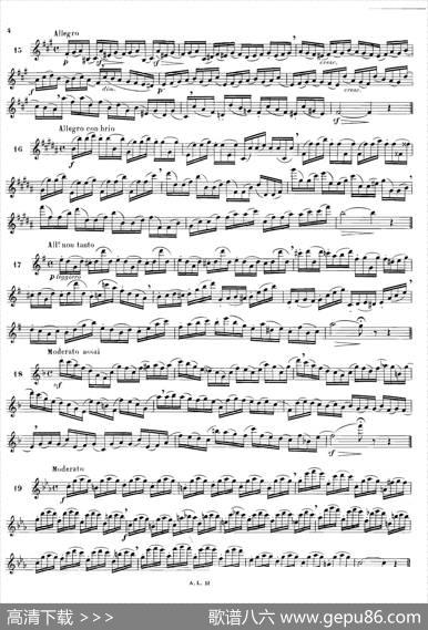 简易练习曲100首|Moyse（莫伊斯）