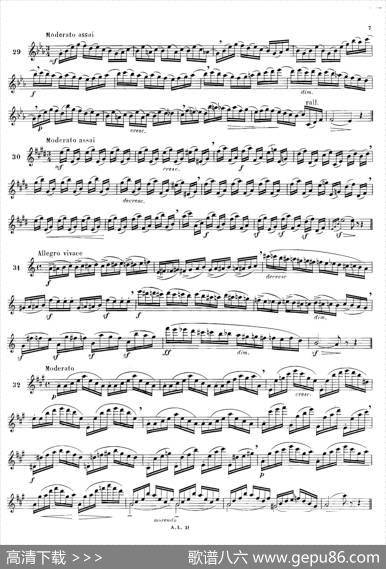 简易练习曲100首|Moyse（莫伊斯）