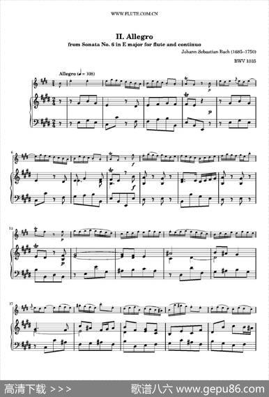 Allegro（BWV1035）|巴赫