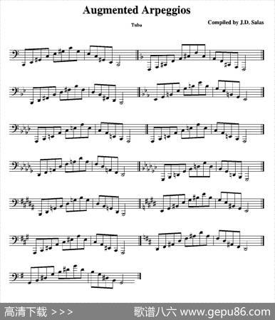 AugmentedArpeggios-Tuba（大号练习教材选曲）