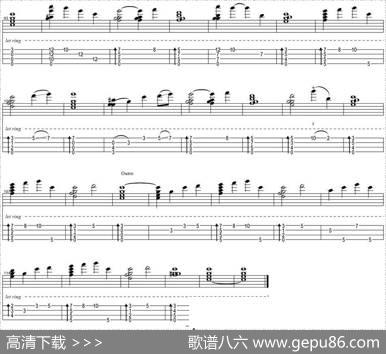 蒲公英的约定（尤克里里指弹谱、丸子君编配版）|丸子君编配