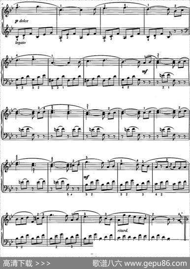 不可不弹的世界钢琴名曲：勿忘我|里赫纳
