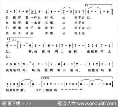山楂树之恋（郝艺英词曾国盛曲） - 郝艺英|曾国盛