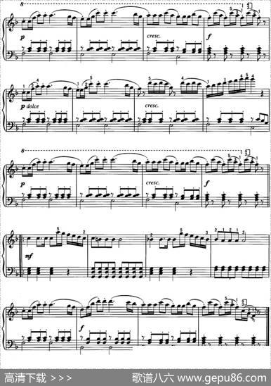 不可不弹的世界钢琴名曲：维也纳进行曲|车尔尼