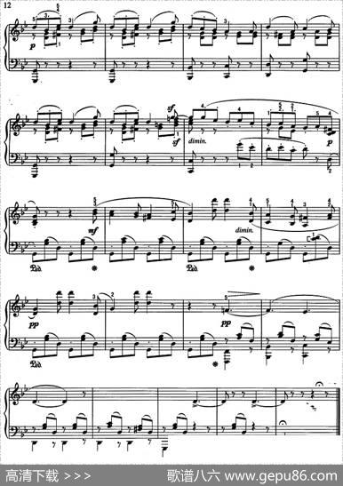 不可不弹的世界钢琴名曲：威尼斯船歌|门德尔松