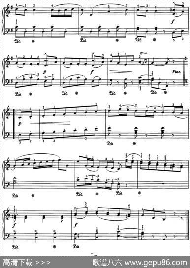不可不弹的世界钢琴名曲：小步舞曲|博凯里尼