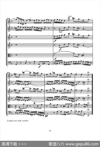 D小调无伴奏协奏曲（总谱）|J.SBACH