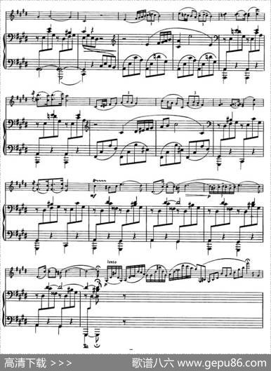 NOCTURNE（钢琴伴奏小提琴谱）