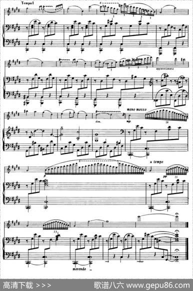 NOCTURNE（钢琴伴奏小提琴谱）