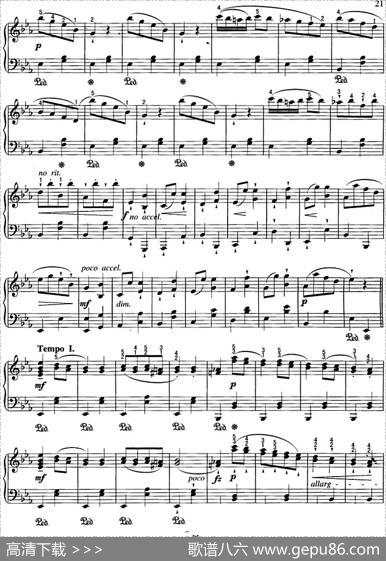不可不弹的世界钢琴名曲：埃科塞斯舞曲|贝多芬