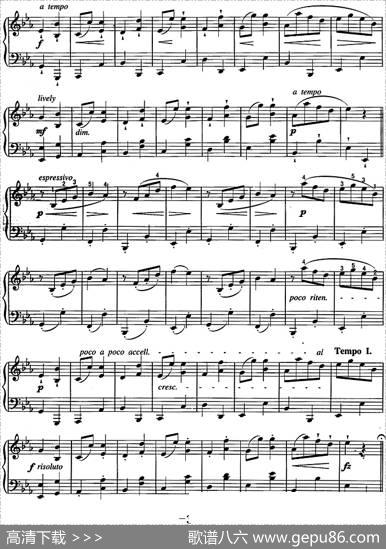 不可不弹的世界钢琴名曲：埃科塞斯舞曲|贝多芬