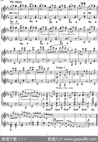 不可不弹的世界钢琴名曲：埃科塞斯舞曲|贝多芬