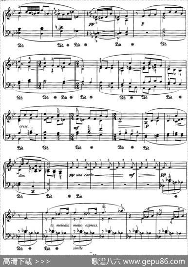 不可不弹的世界钢琴名曲：如歌的行板|柴科夫斯基