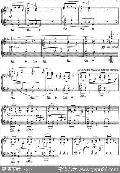 不可不弹的世界钢琴名曲：如歌的行板|柴科夫斯基
