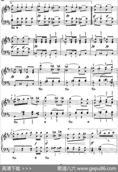 不可不弹的世界钢琴名曲：军队进行曲|舒柏特