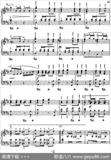 不可不弹的世界钢琴名曲：军队进行曲|舒柏特