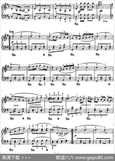 不可不弹的世界钢琴名曲：军队进行曲|舒柏特