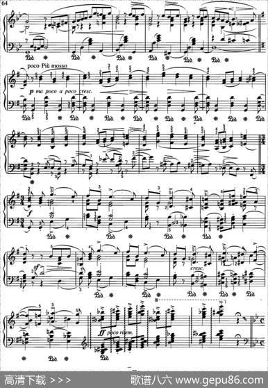 不可不弹的世界钢琴名曲：船歌|柴科夫斯基