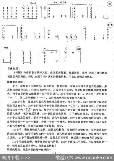 新翻羽调绿腰|杨洁明