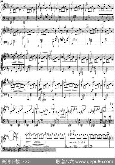 不可不弹的世界钢琴名曲：即兴曲（第2首）|舒柏特
