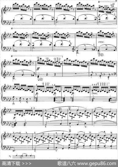 不可不弹的世界钢琴名曲：即兴曲（第4首）|舒柏特