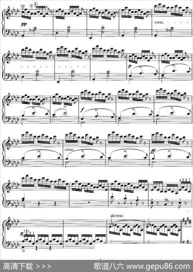 不可不弹的世界钢琴名曲：即兴曲（第4首）|舒柏特