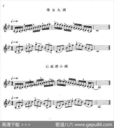 小提琴考级第二级：音阶与琶音