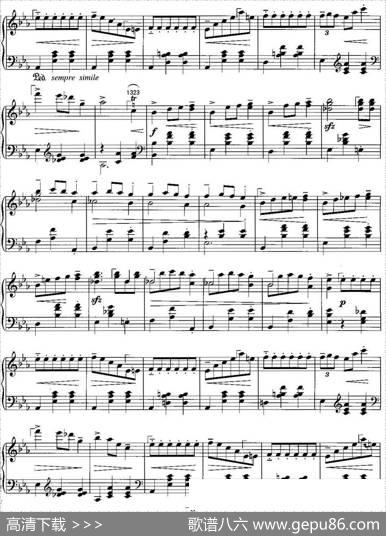 不可不弹的世界钢琴名曲：辉煌的大圆舞曲|肖邦