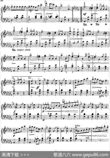不可不弹的世界钢琴名曲：辉煌的大圆舞曲|肖邦