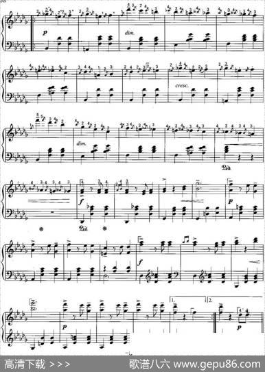不可不弹的世界钢琴名曲：辉煌的大圆舞曲|肖邦