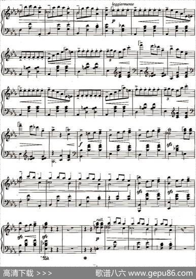 不可不弹的世界钢琴名曲：辉煌的大圆舞曲|肖邦